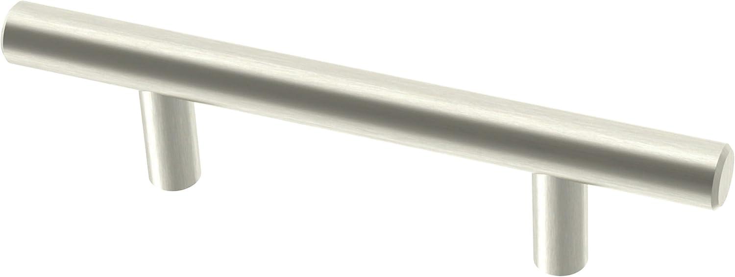 Brushed Stainless Steel Modern Cabinet Bar Pulls 5.39"