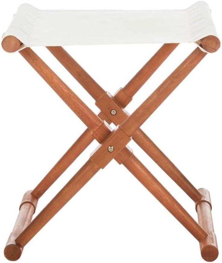 Breanne Patio Folding Stool (Set of 2) - Beige/Natural - Safavieh.
