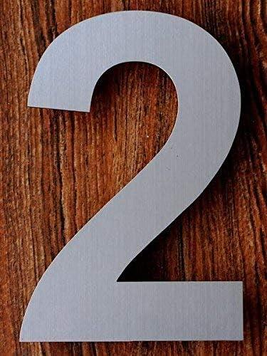HASWARE 6" H Metal Floating House Number