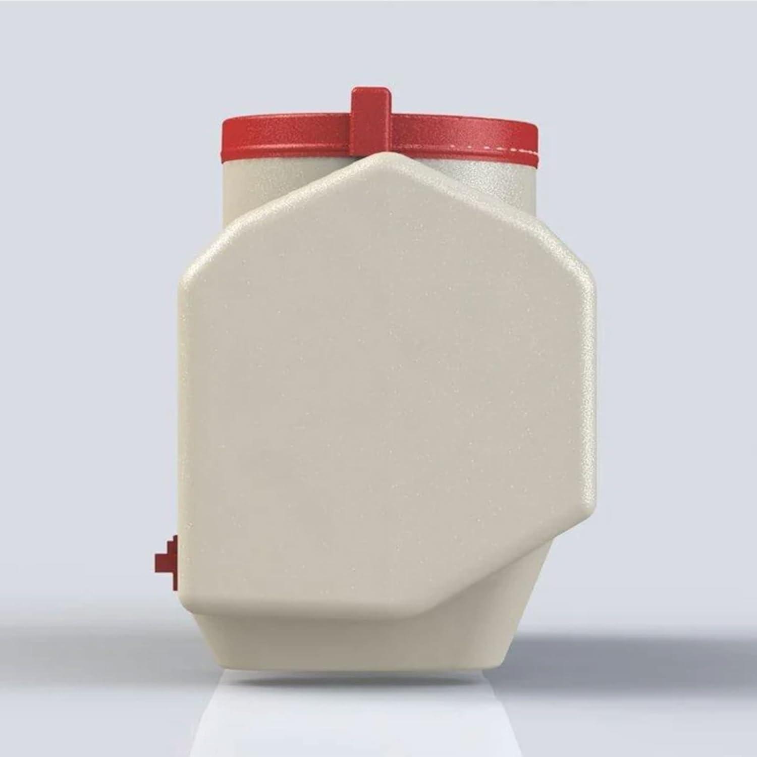 OverEZ Chicken Coop Poultry Water Dispenser with 3 Easy Access Taps