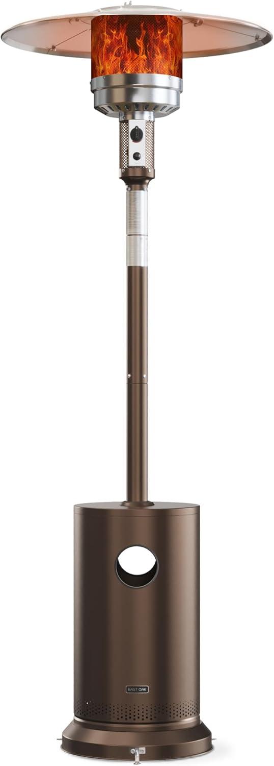 Bronze Propane Patio Heater with Round Table Design