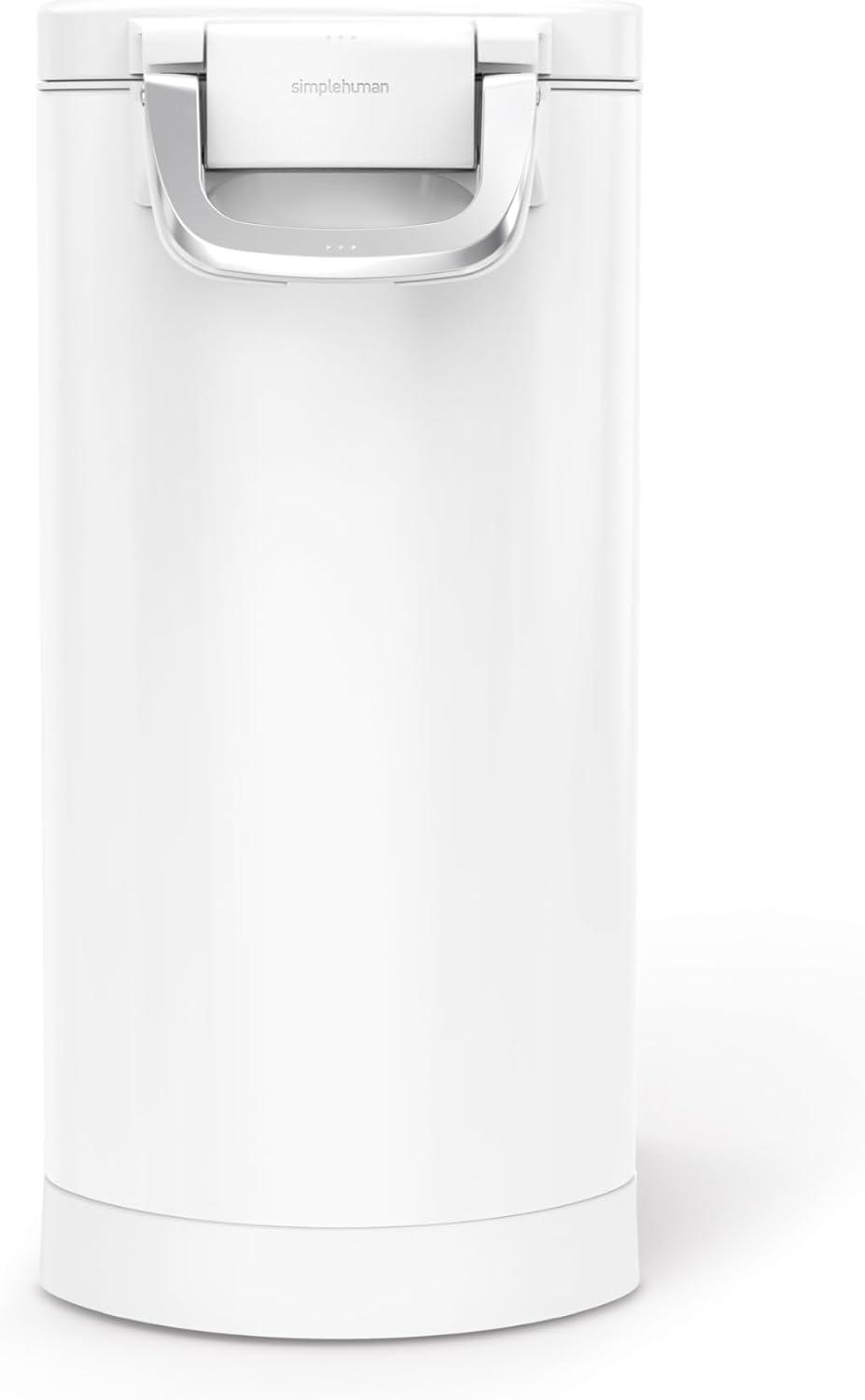 simplehuman Pet Food Storage Container Stainless Steel for Dog Food, Cat Food, and Bird Feed