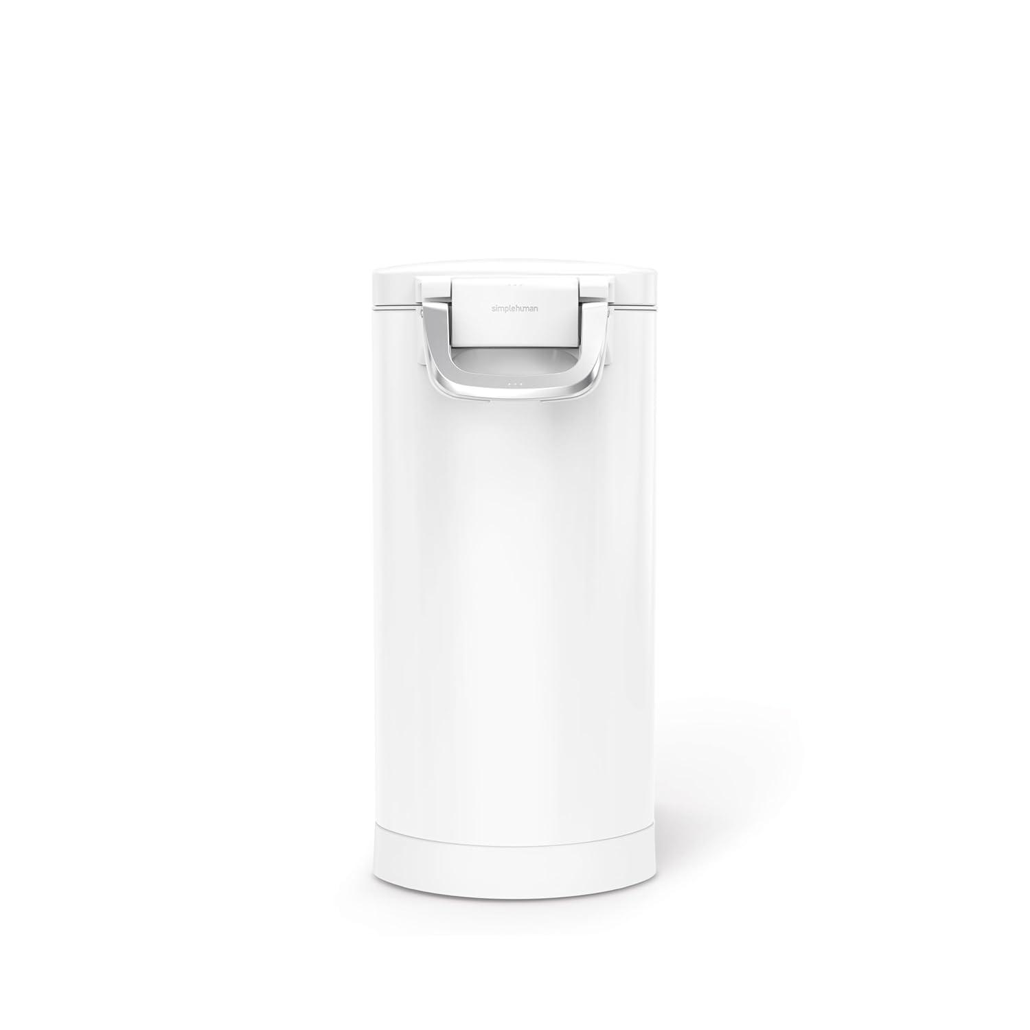 simplehuman Pet Food Storage Container Stainless Steel for Dog Food, Cat Food, and Bird Feed