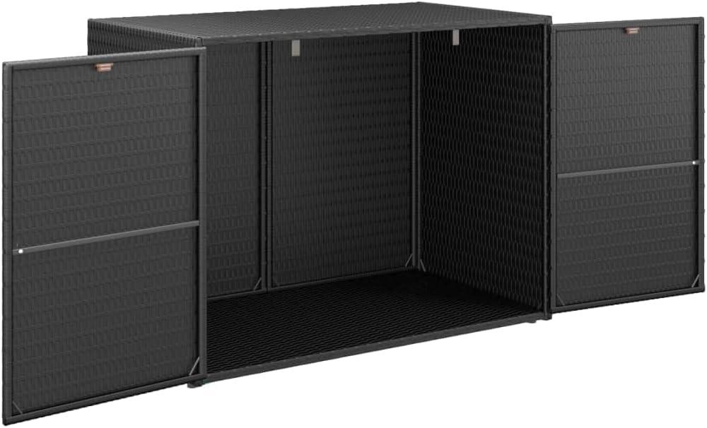 VidaXL Water Resistant Acacia Cabinet Deck Box