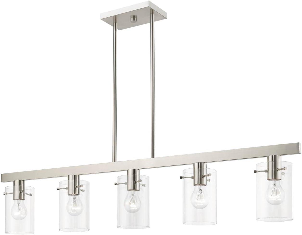 Livex Lighting Munich 5 - Light Chandelier in  Brushed Nickel