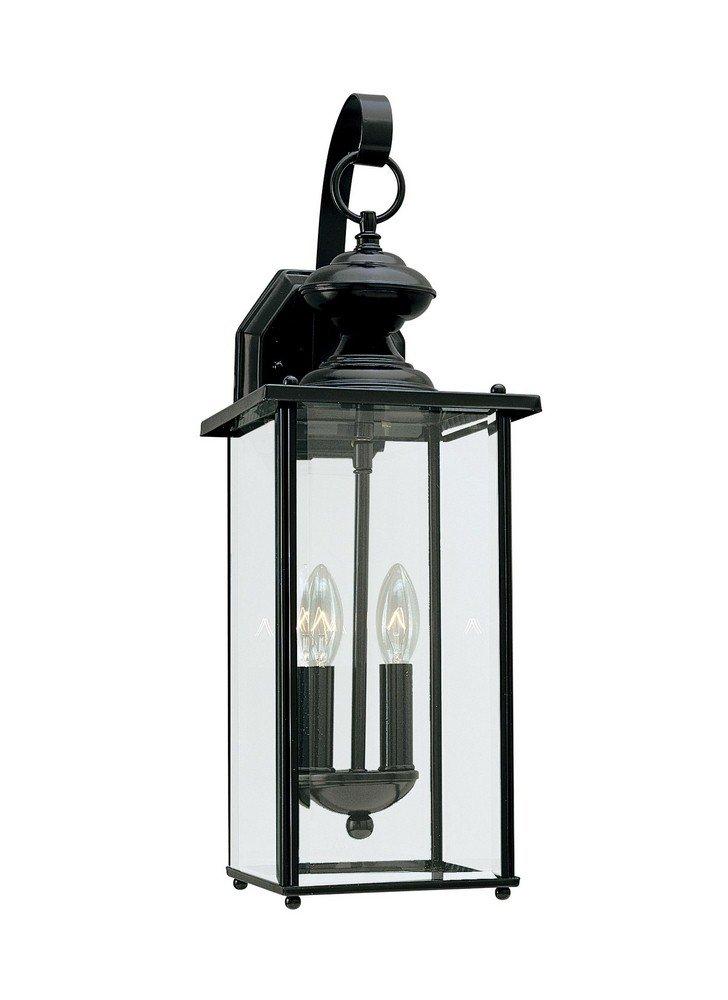 Jamestowne Black 20.25" Energy Star Outdoor Wall Lantern