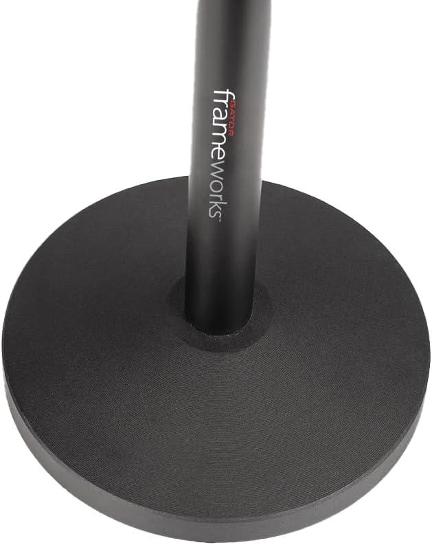 Gator 10" LED Desktop Ring Light Stand With Phone Holder and Compact Weighted Base