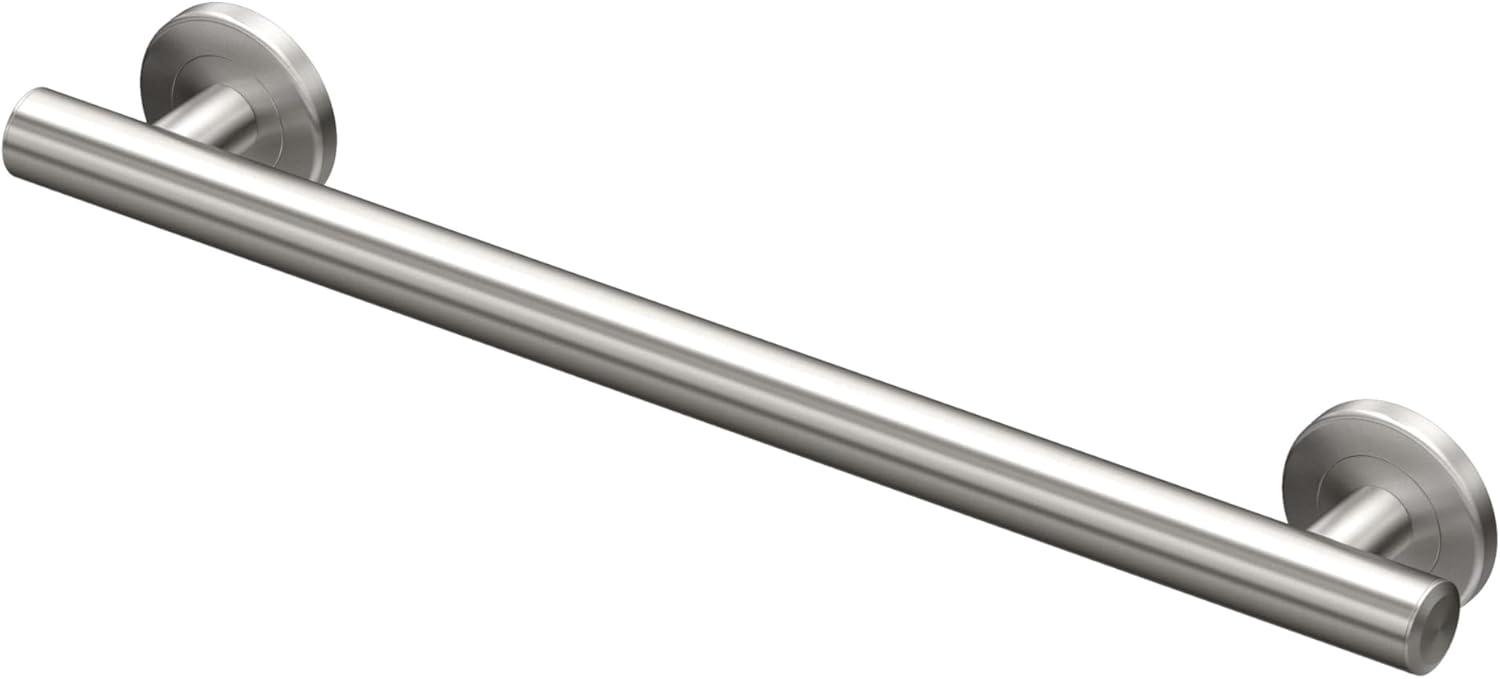Latitude II Stainless Steel Wall Mount Grab Bar | ADA Compliant Safety Bar For Bathroom