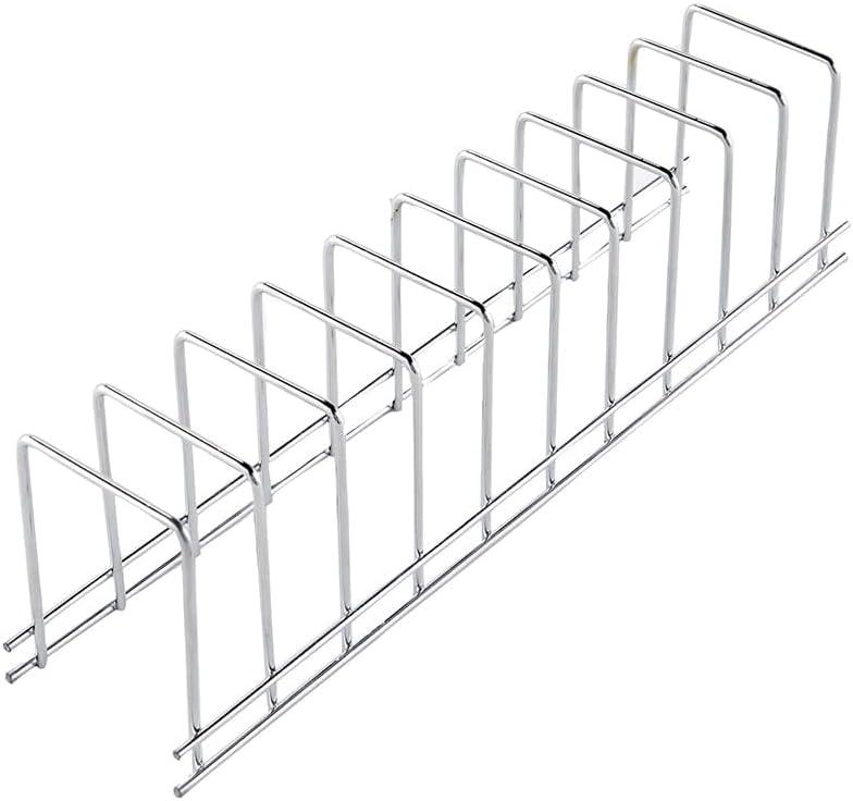 The Lakeside Collection Metal Plate Rack - Drying Dish Rack for Counter - Cabinet Eatery Organization