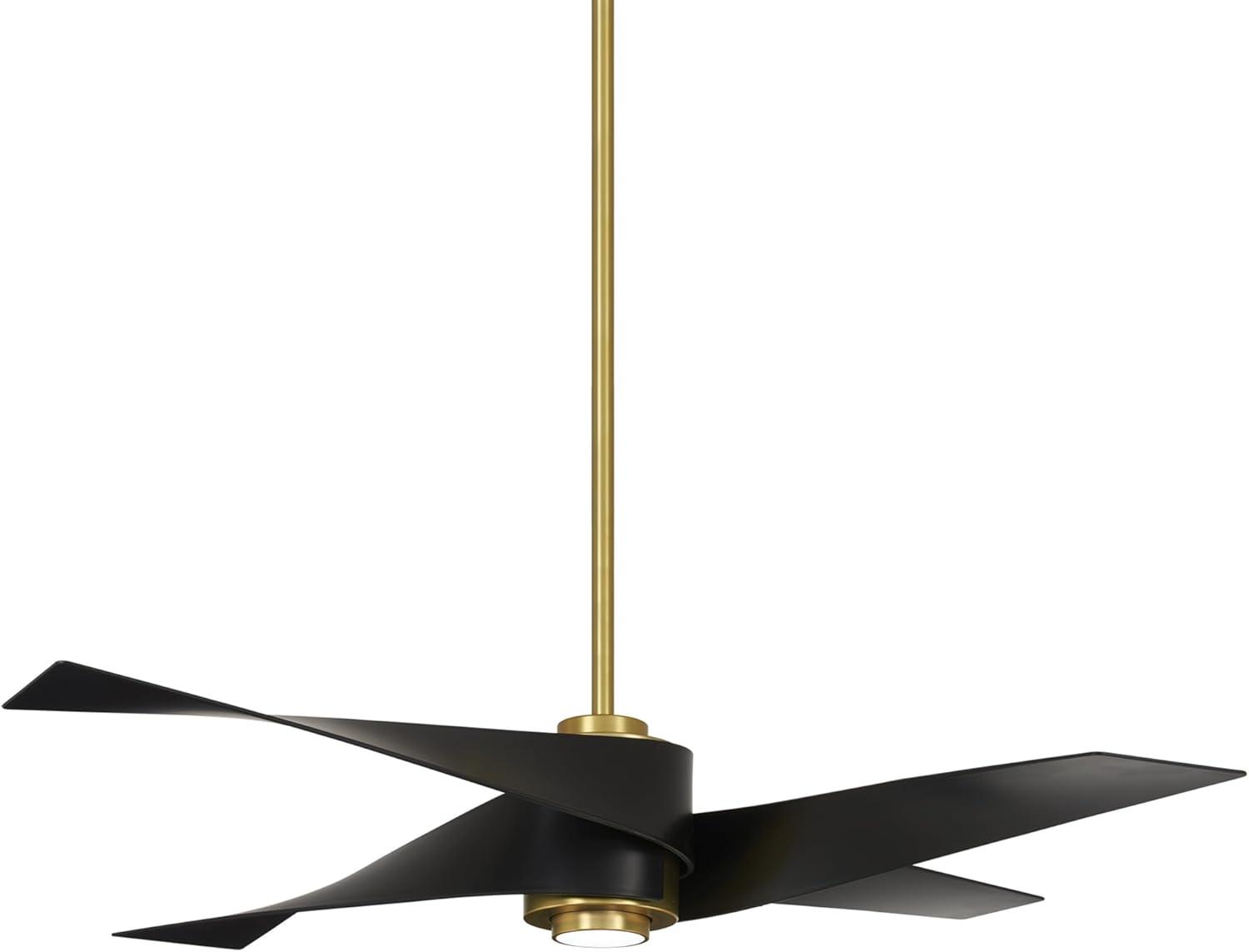64" Artemis 4 Blade LED Standard Ceiling Fan with Light Kit Included