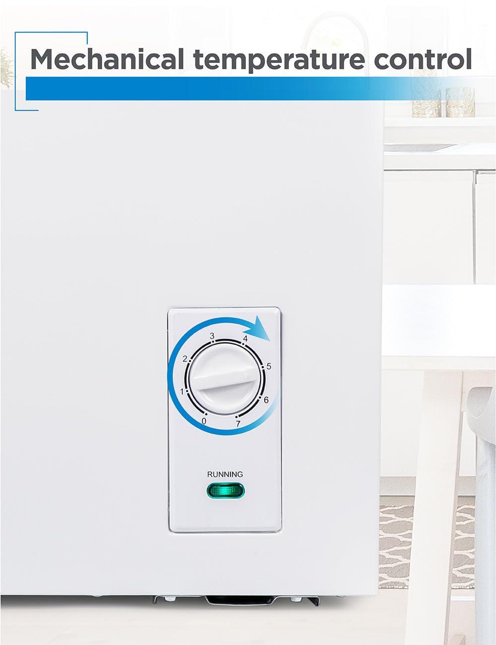 BLACK+DECKER BCFK Series BLACK+DECKER 2.7 Cu. Ft. Compact Chest Freezer, Deep Freezer Holds Up To 94.5 Lbs. of Frozen Food BCFK276