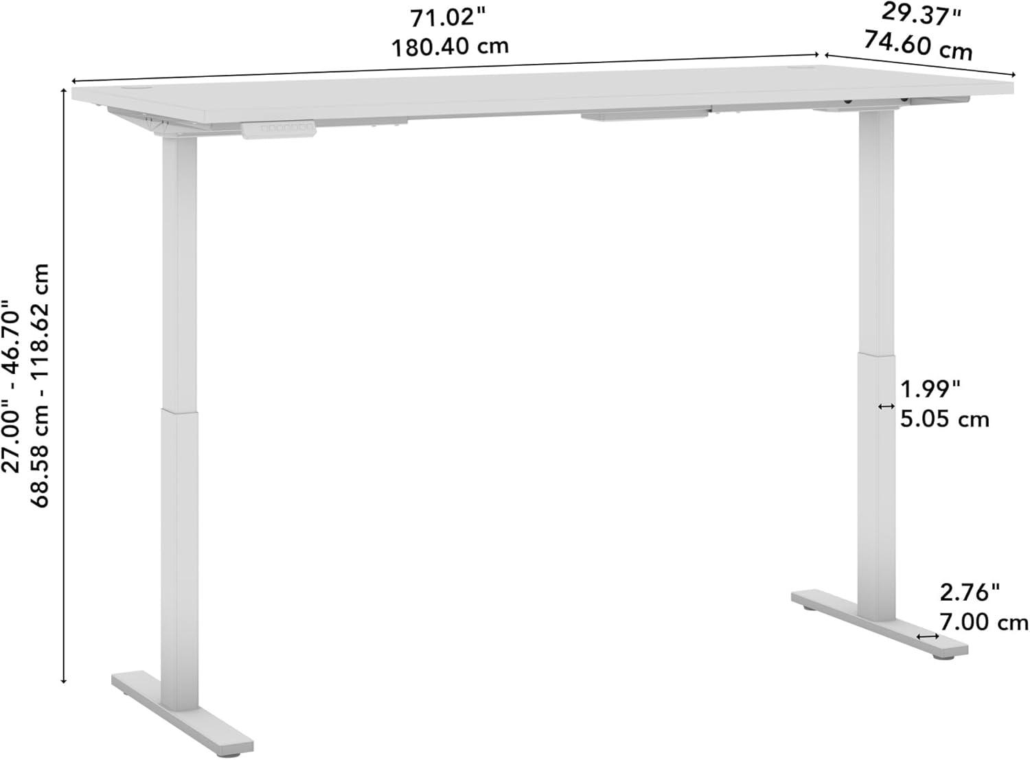 Move 60 Series Adjustable Metal Base Standing Desk