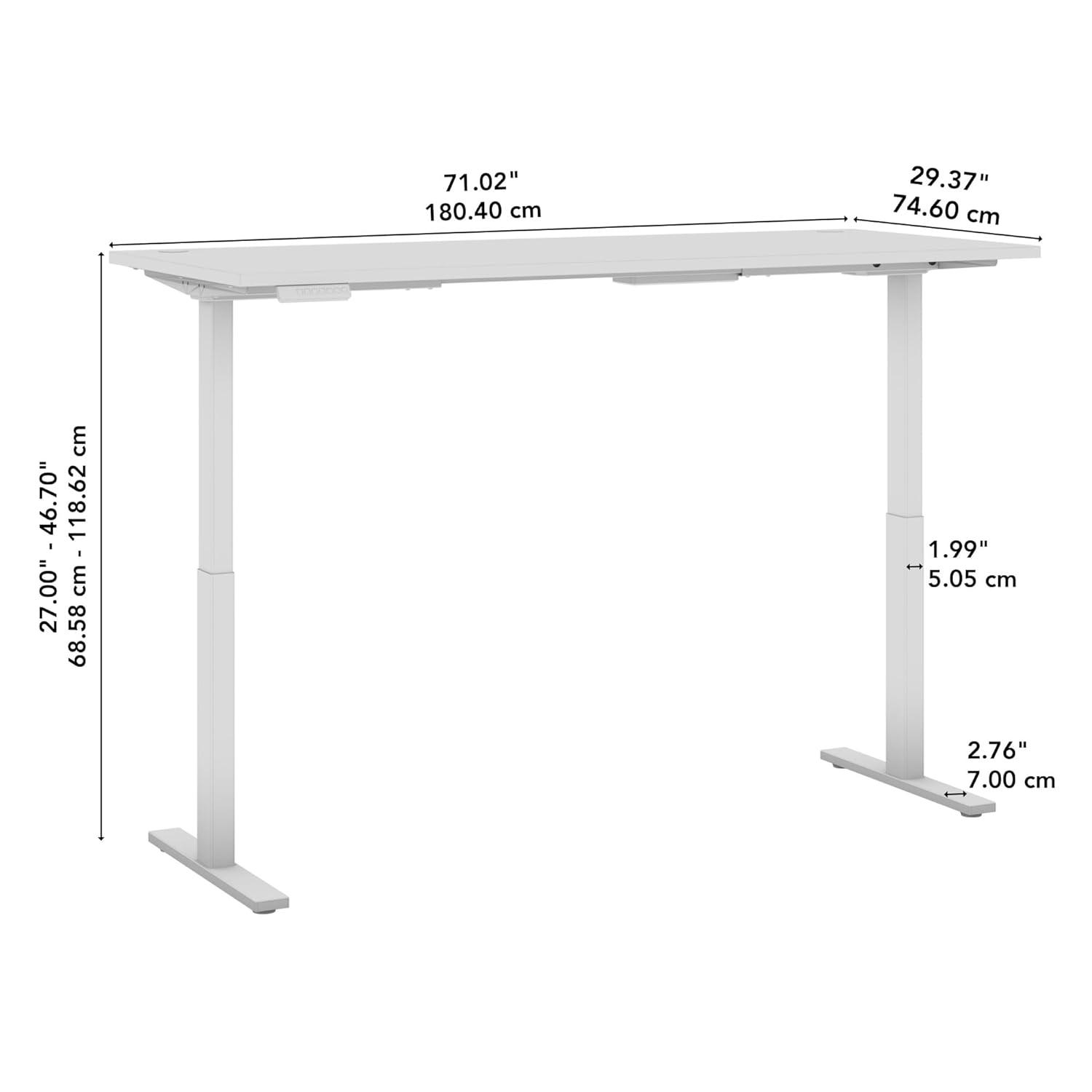 Move 60 Series Adjustable Metal Base Standing Desk