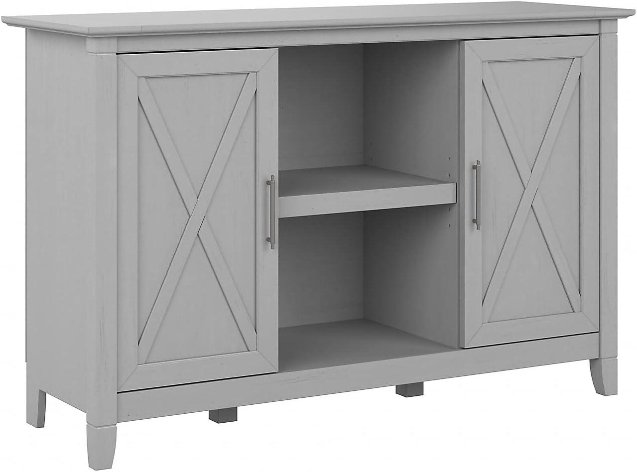 Key West Accent Cabinet with Doors in Cape Cod Gray - Engineered Wood