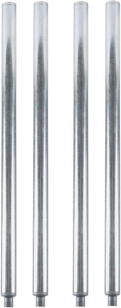 Express KitchQuip Galvanized Steel Legs for Work Table. Set of 4