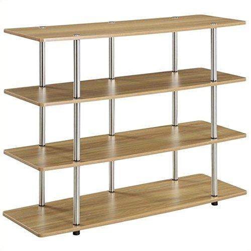 Convenience Concepts Designs2Go XL Highboy TV Stand, Light Oak