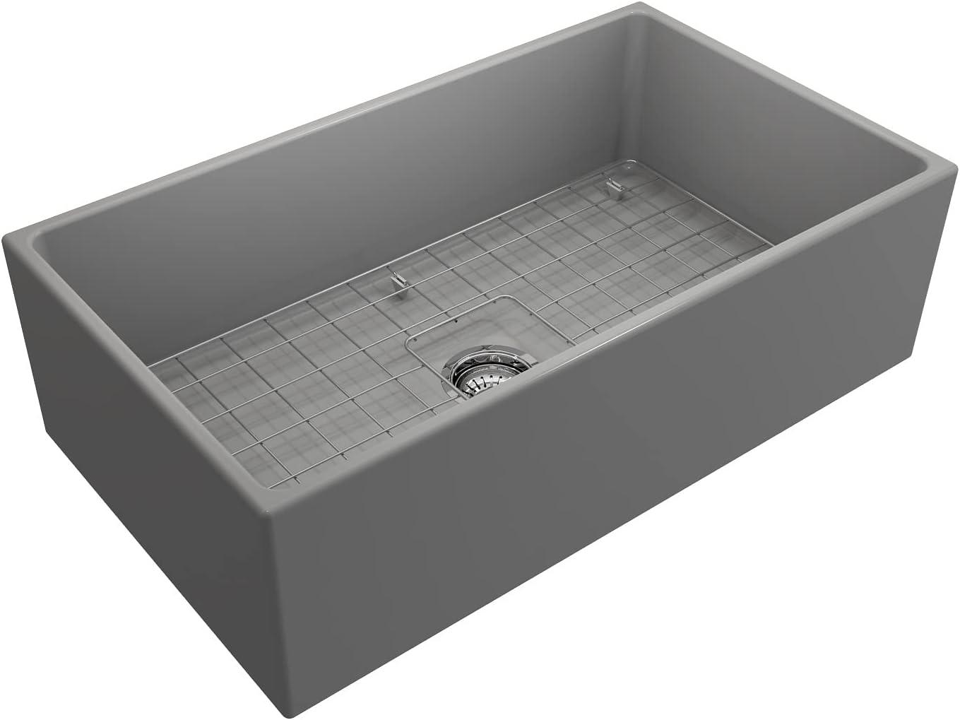 33'' L Farmhouse / Apron Fireclay Kitchen Sink