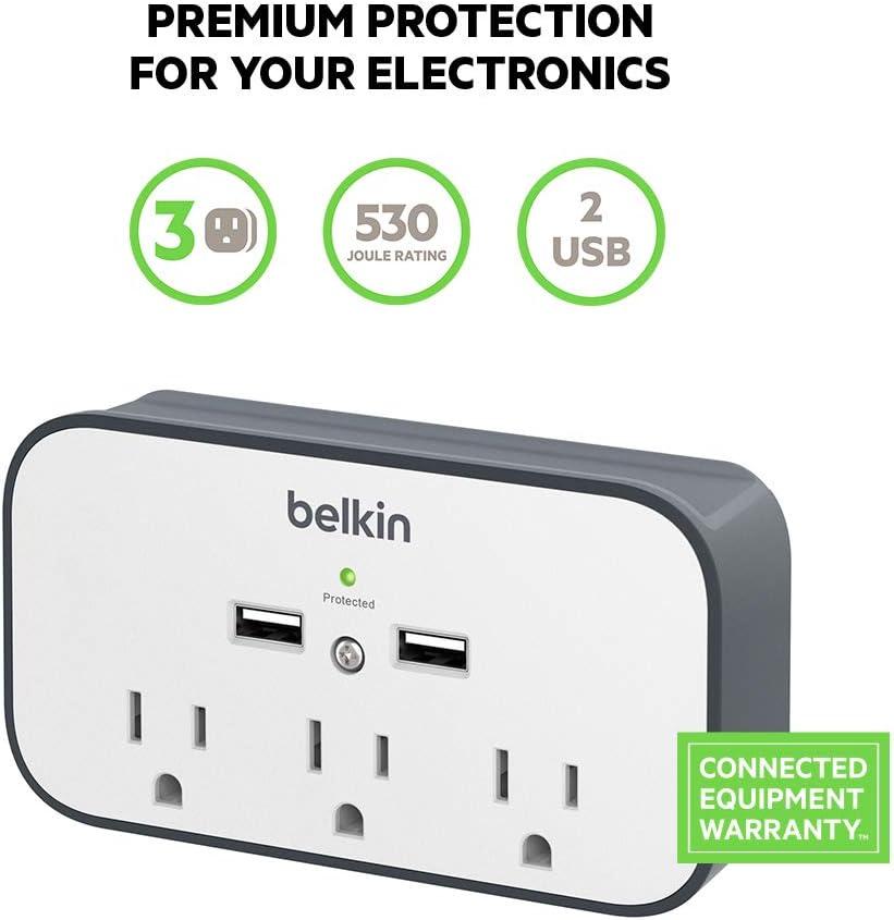 3Outlet Surge Protectr Wll Mnt