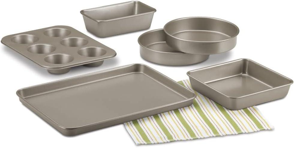 Champagne Non-Stick Steel 6-Piece Bakeware Set