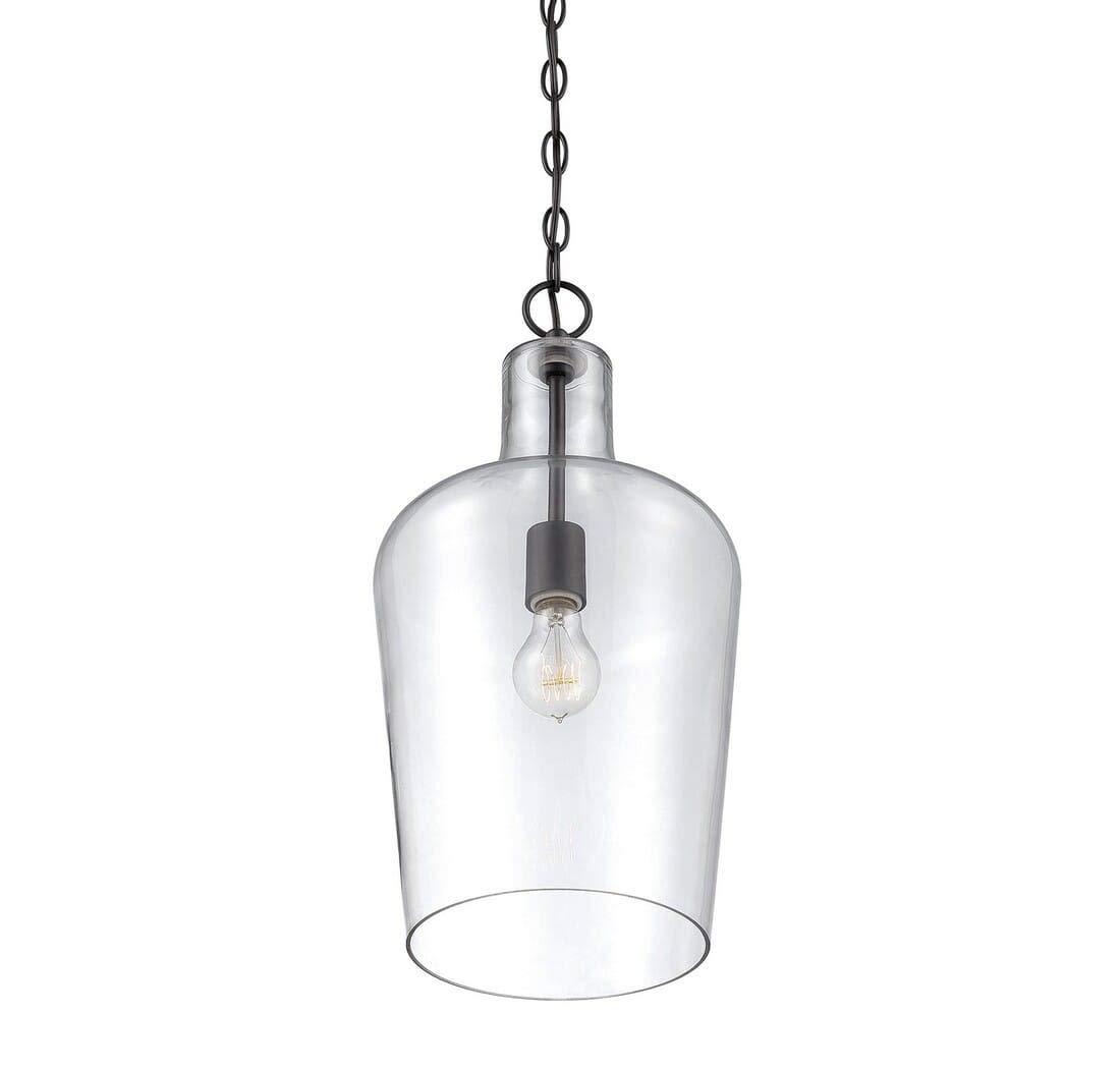 Savoy House Franklin 1 - Light Pendant in  English Bronze