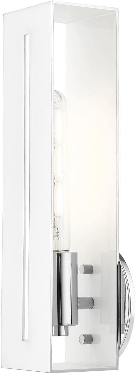 Livex Lighting Soma 1 - Light Wall Light in  Polished Chrome