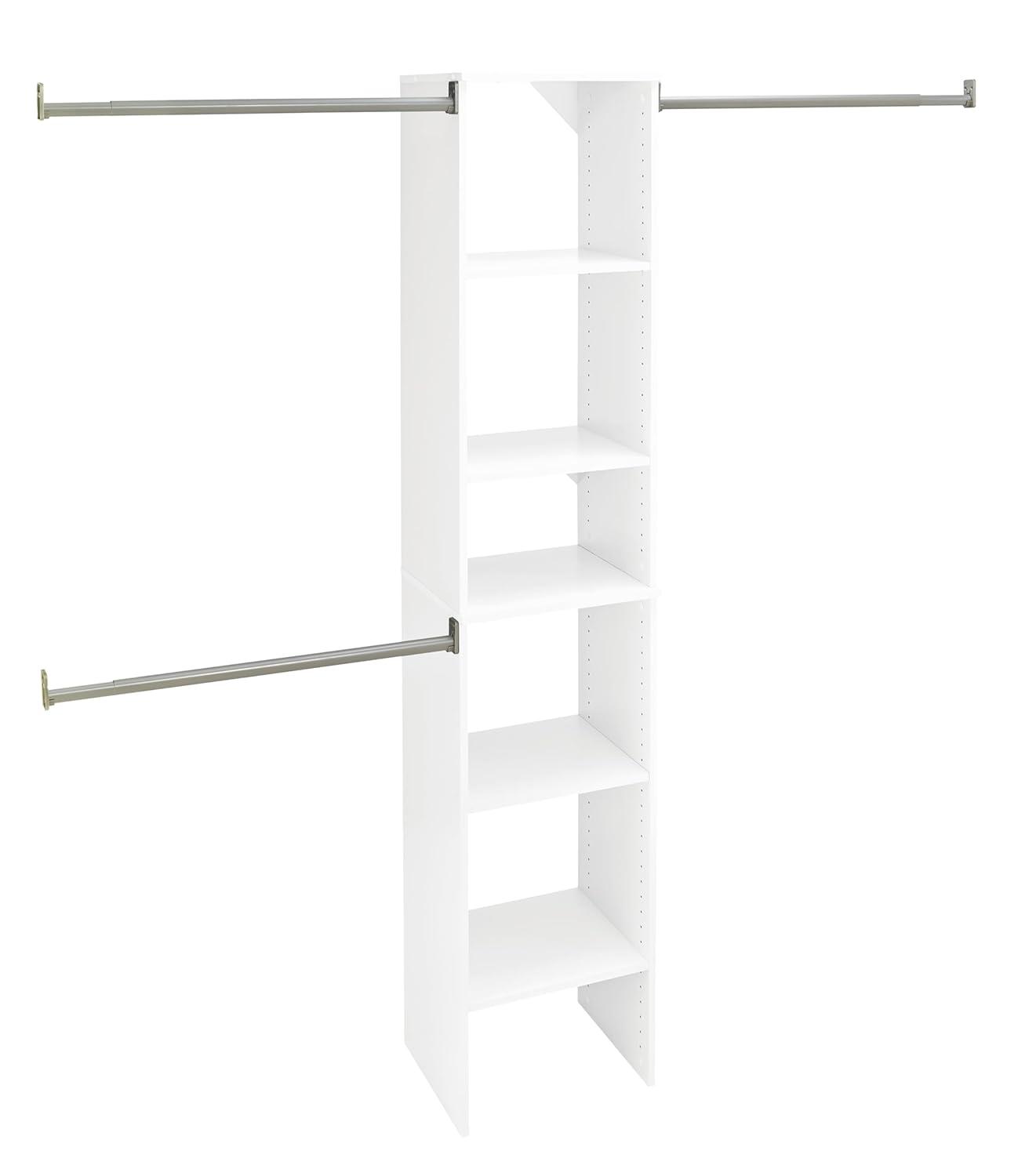 SuiteSymphony 77" to 113" Closet System Starter Kit