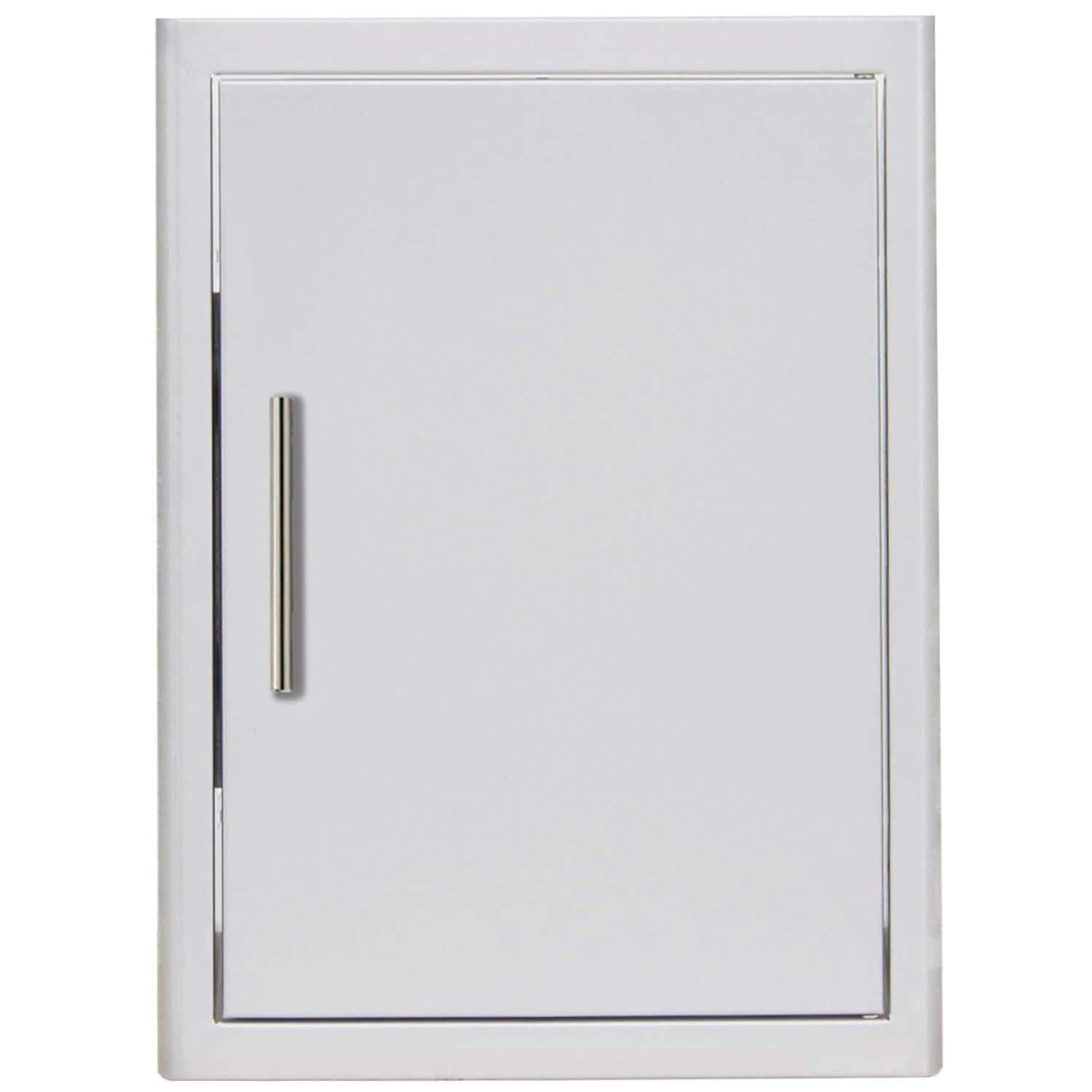 BBQGuys Signature 21-Inch Stainless Steel Reversible Single Access Door - Vertical - Contempo