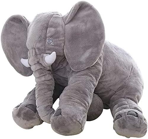 Giant Stuffed Animals Doll Elephant Stuffed Animal, 24" Stuffed Elephant Plush Toy Gifts for Girls Boys Gray