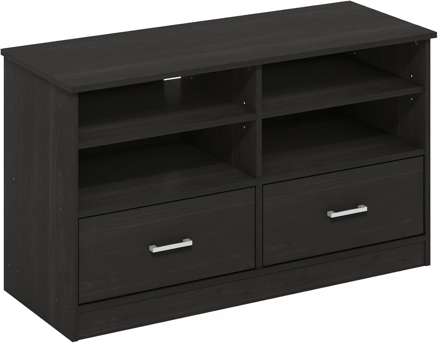 Espresso 39'' Modern Composite Wood TV Stand with Drawers