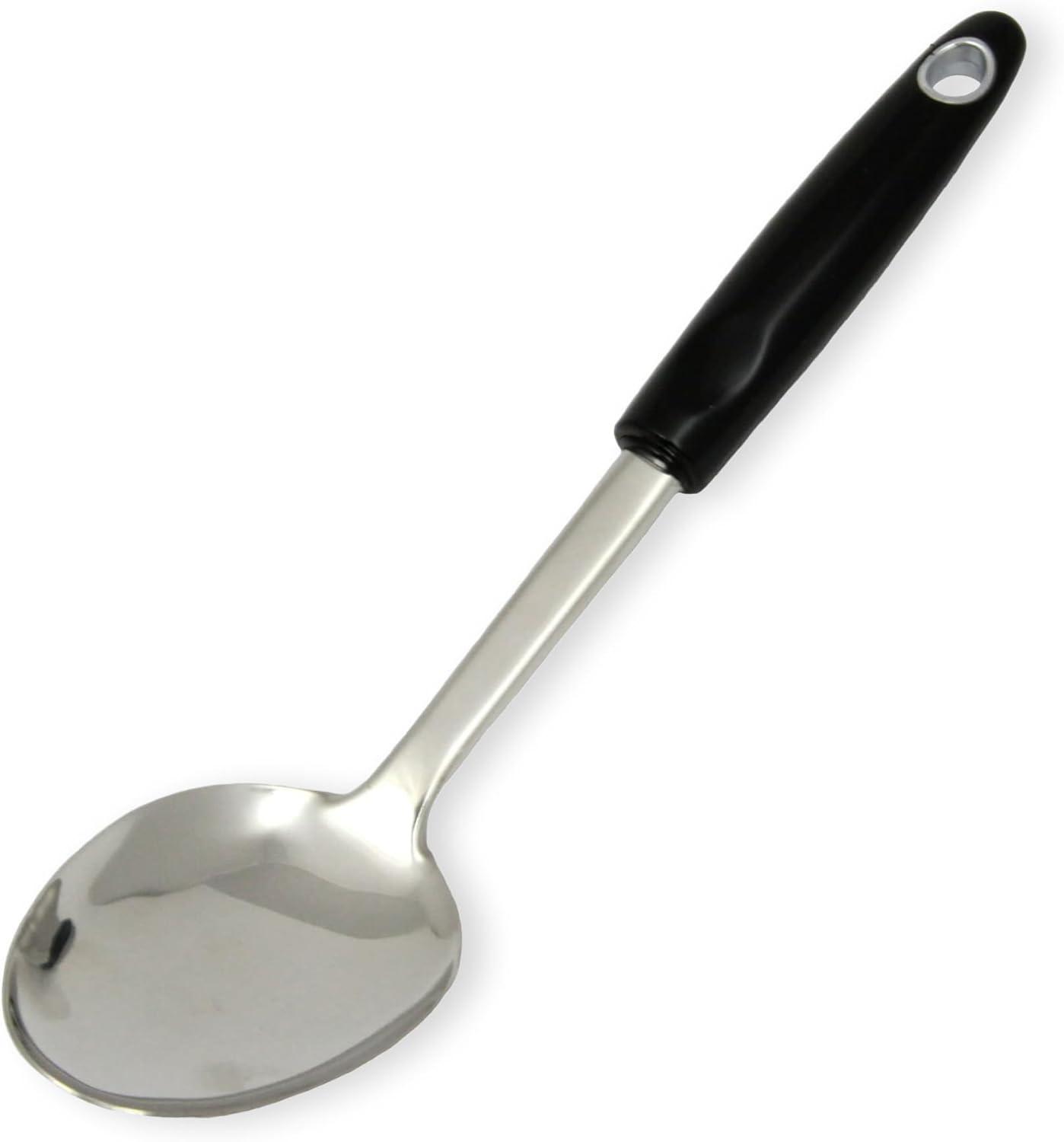 Chef Craft Heavy Duty Basting Spoon, 12 Inch, Stainless Steel