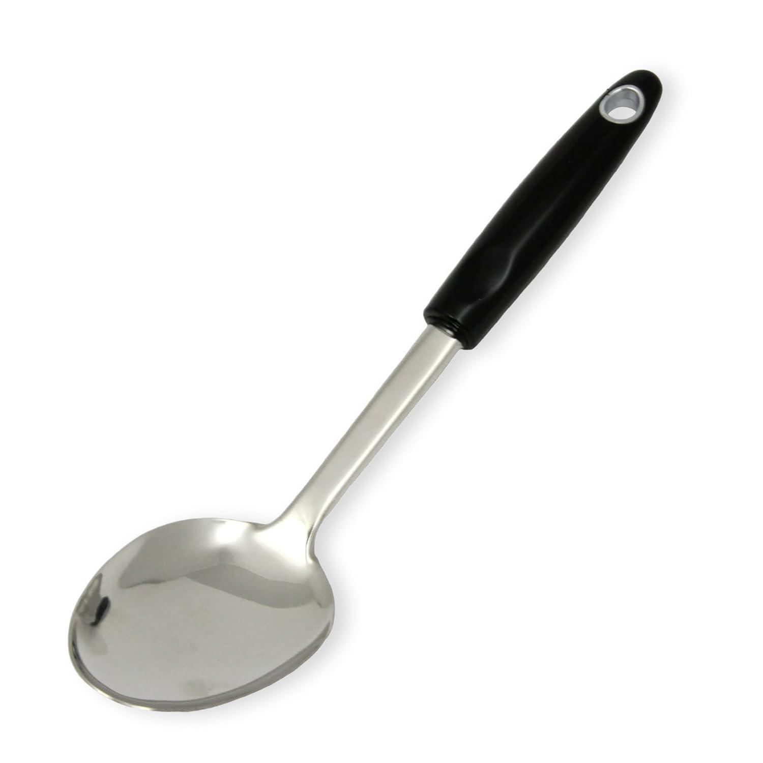 Chef Craft Heavy Duty Basting Spoon, 12 Inch, Stainless Steel