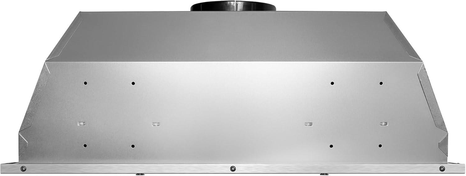Cosmo 30 in. Lumin Collection Ducted Insert Range Hood, Touch Controls, LED Lights, Permanent Filters, Stainless Steel