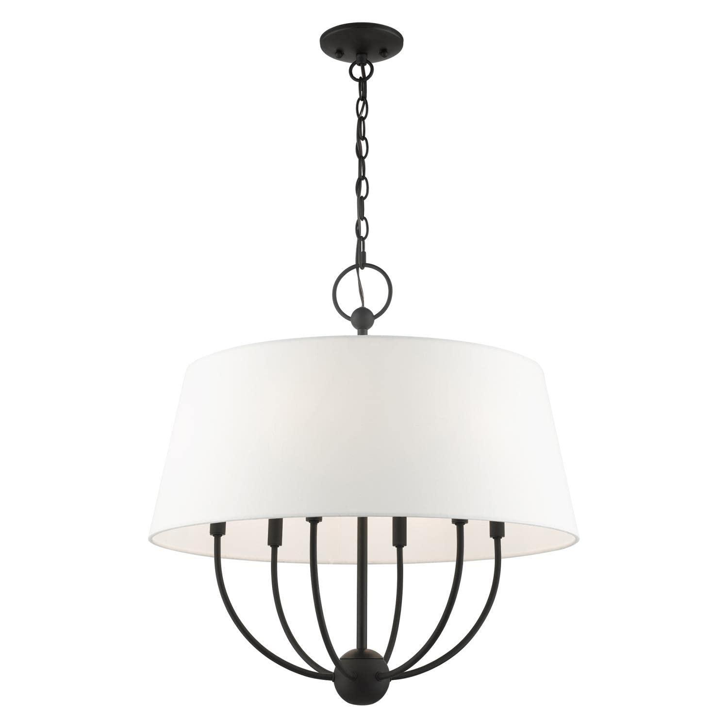 Livex Lighting Ridgecrest 6 - Light Pendant in  Black