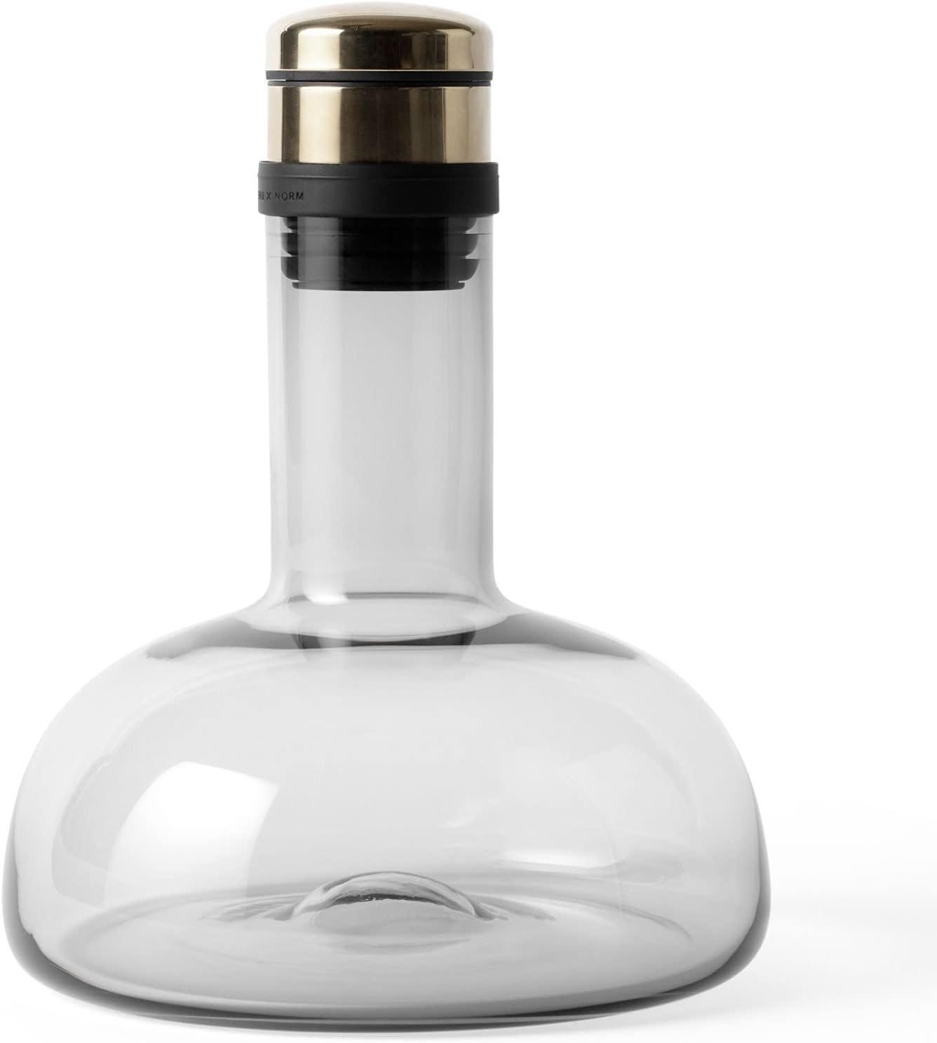 MENU Wine Breather Carafe (Smoke/Brass)