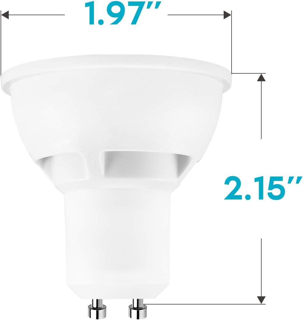 White Dimmable GU10 LED Light Bulbs 16-Pack