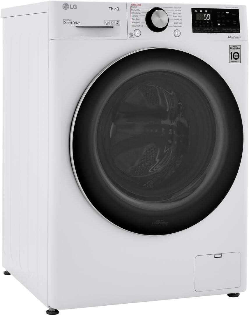 LG 24 Inch White Smart All-In-One Washer Dryer Combo