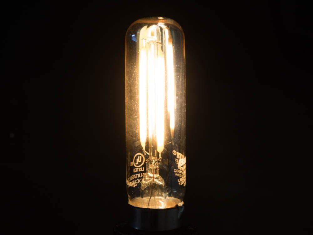 Amber Dimmable LED T6 Warm White Decorative Bulb