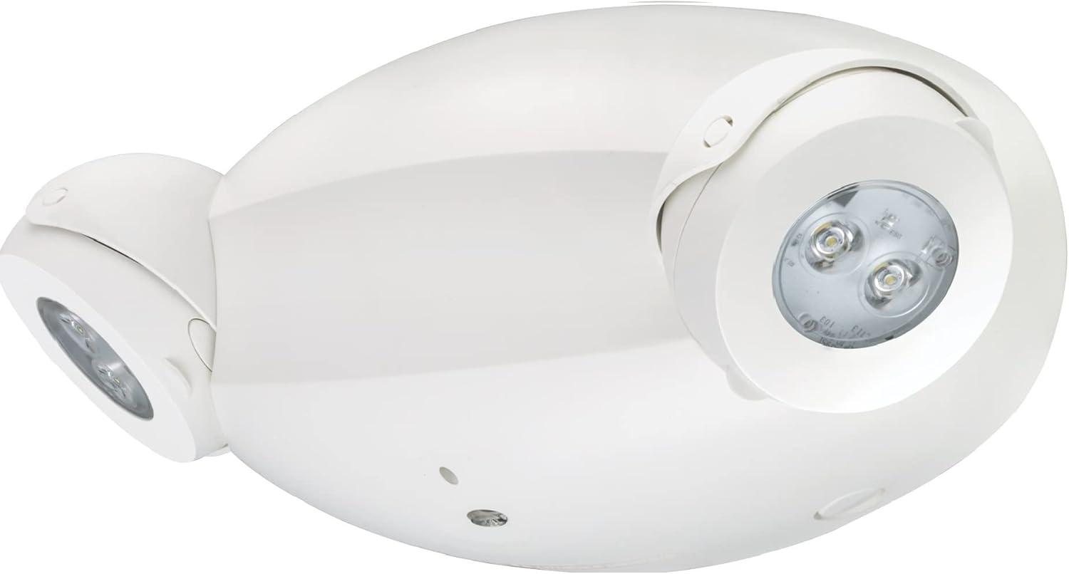 Lithonia Lighting Emrg Lght,Plst,Nick Cad,6.6W,LED  ELM4L