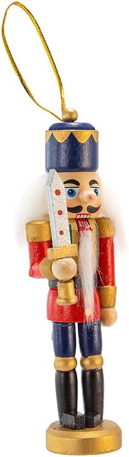 Kurt Adler Wooden Nutcracker Ornament 4-Piece Box Set, 5-Inch