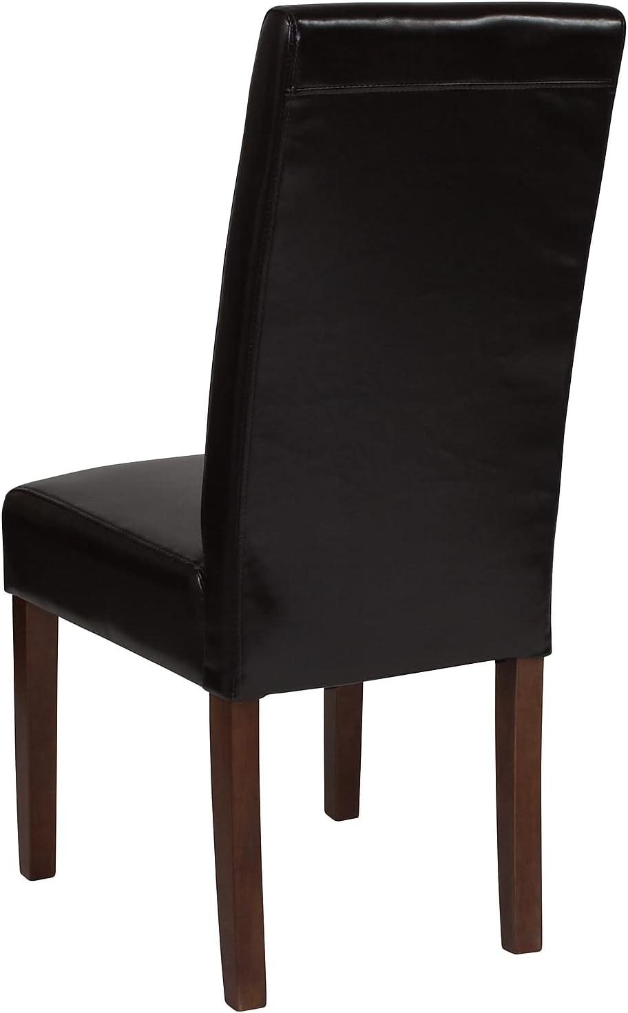 Greenwich Brown LeatherSoft Parsons Dining Side Chairs