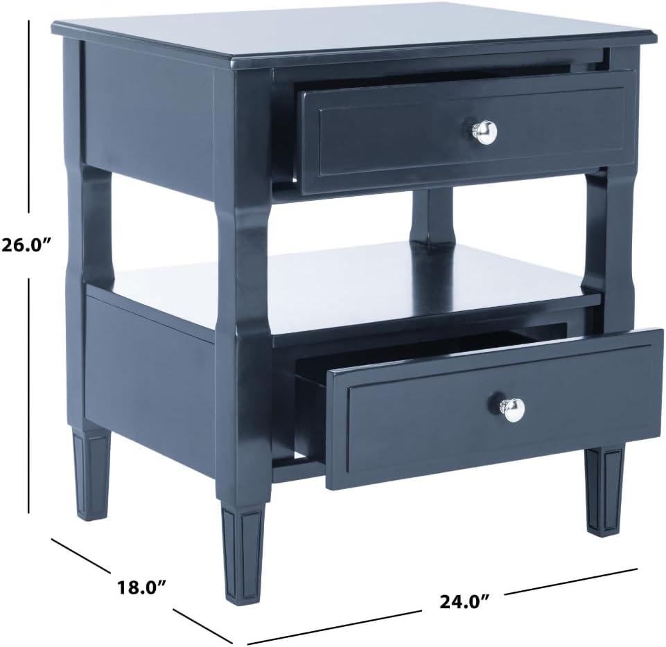 Jenson Side Table - Navy - Safavieh.