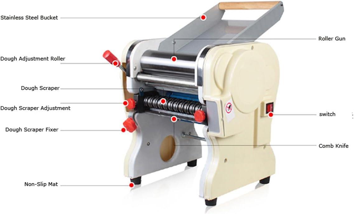 3mm Electric Pasta Press Maker Noodle Machine Automatic Noodle Making Machine with Round Knife 110V