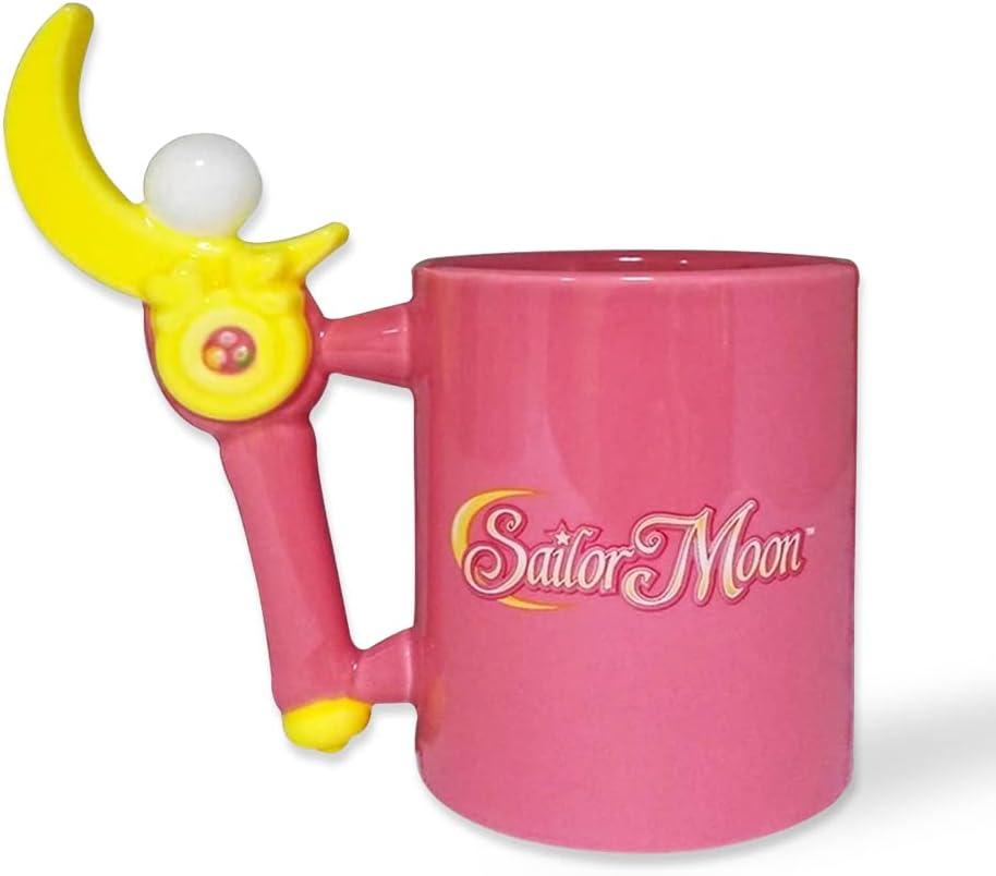 Just Funky Sailor Moon 13 Ounce Sculpted Wand Handle Ceramic Mug