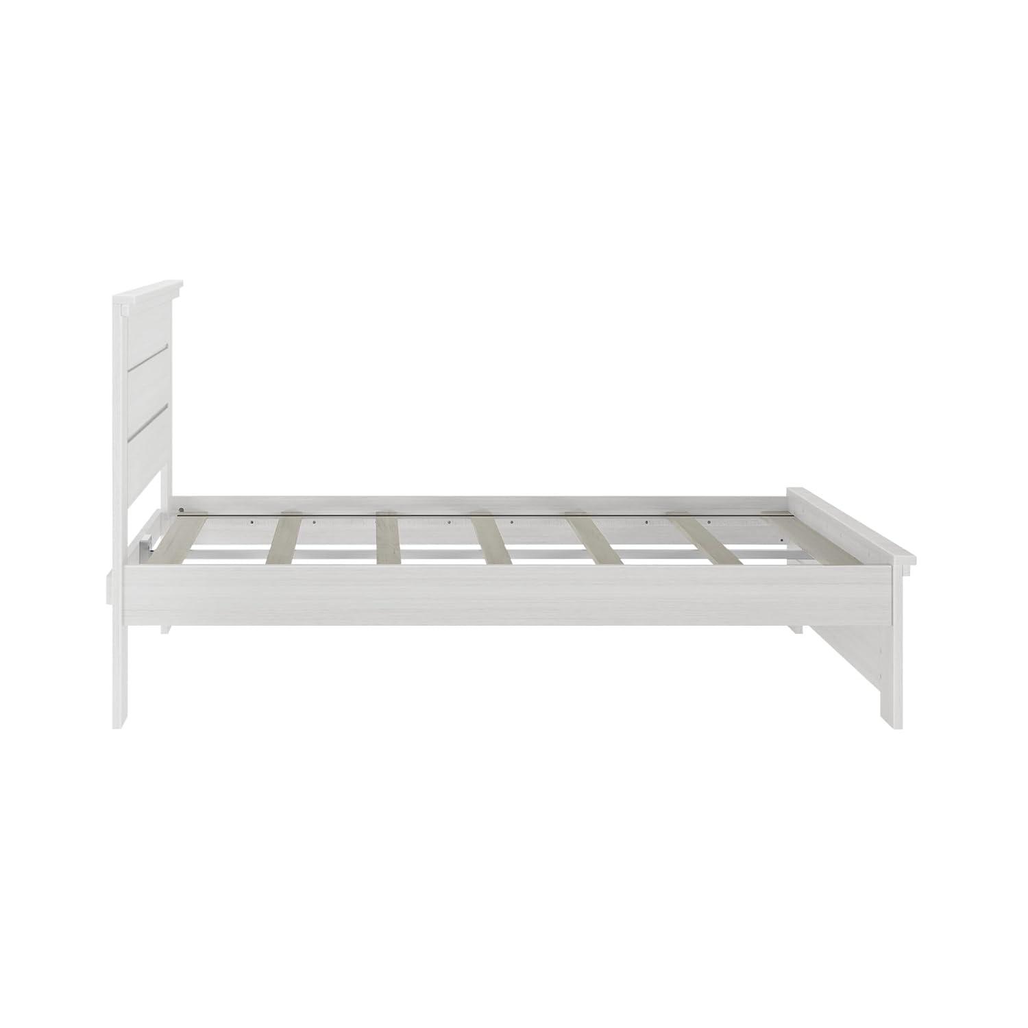Plank+Beam Farmhouse Full Size Bed Frame with Headboard, Solid Wood Platform Bed
