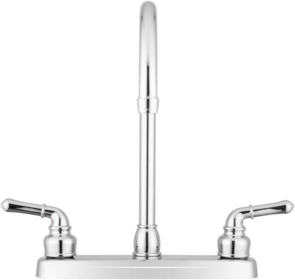 Pacific Bay Lynden Kitchen Faucet Modern High Arc Sink Faucet, Polished Chrome