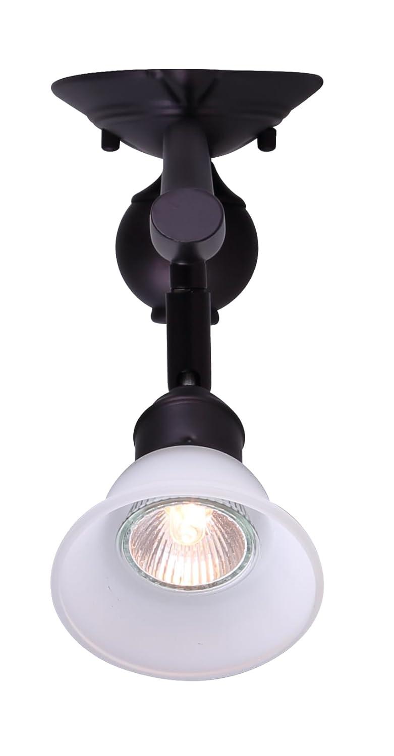 Addison 23.5'' Oil Rubbed Bronze Track Lighting with White Opal Glass