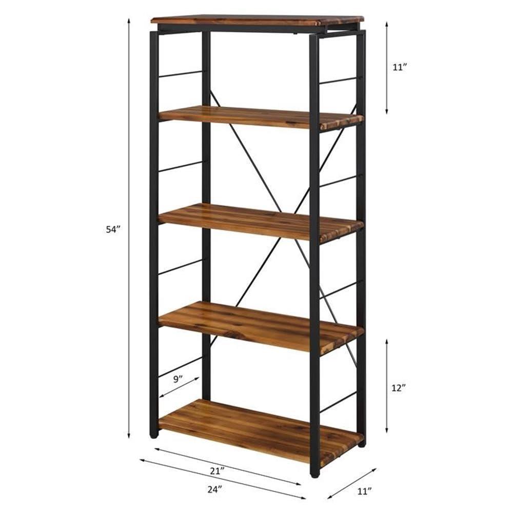 Delight Glass Jurgen Etagere Bookcase