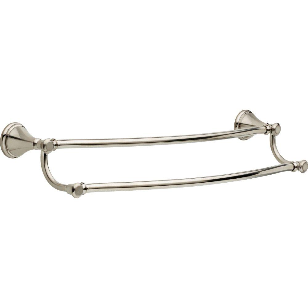 Cassidy 24 in. Wall Mount Double Towel Bar Bath Hardware Accessory
