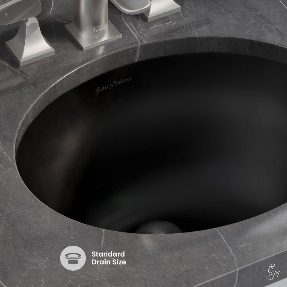 Monaco 19 Oval Under-Mount Bathroom Sink
