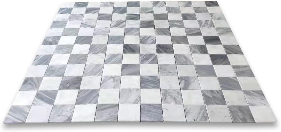 12" x 12" Marble Grid Mosaic Wall & Floor Tile